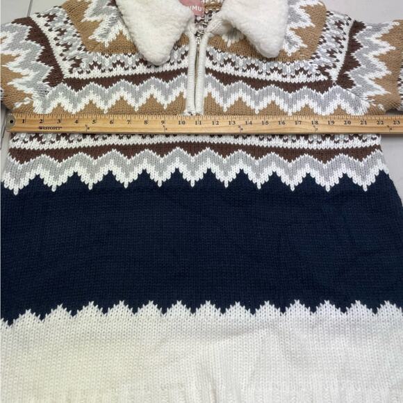 Show Me Your Mumu Sun Valley Pullover knit fair isle sweater size Medium - Picture 13 of 13
